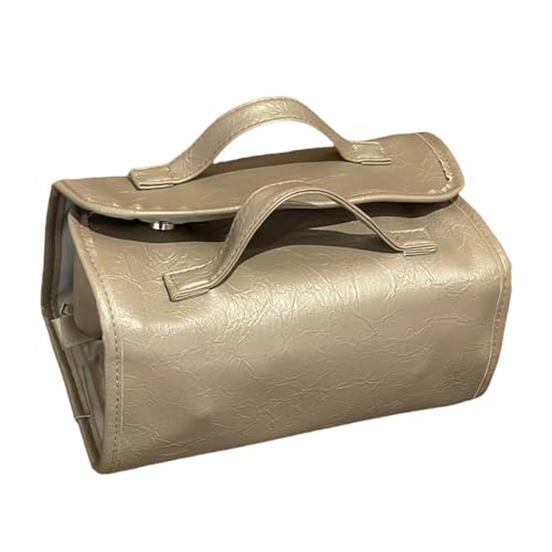 GjnjfdF Reise-Make-up-Tasche, tragbare Make-up-Tasche, Multifunktionale Kosmetiktasche, Wasserdichter Reise-Kulturbeutel, 4-in-1-Roll-Make-up-Tasche mit großem Fassungsvermögen für Damen von GjnjfdF