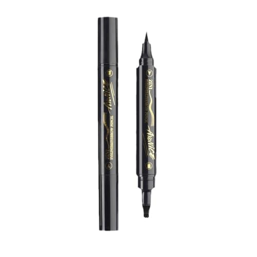 2-in-1 Microblading Augenbrauenstift mit 4 Gabelspitzen Magischer 3D Augenbrauenstift mit Eyeliner Make up Werkzeug für Augenbrauenstift Langlebig Wasserfest Wischfes HS von Gkaopi