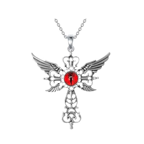 Evil Eye Kreuz Halskette für Männer Schmuck Edelstahl Kreuz Anhänger Fossil Kette Evil Eye Glücksamulett Schmuck Geschenk für Frauen Mädchen Evil Eye Kreuz Halskette für Männer Schmuck Edelstahl Kreuz Anhänger Fossil Kette Evil Eye Glücksamulett Schmuck Geschenk für Frauen Mädchen von Gkaopi