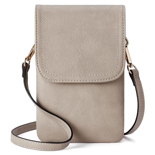 Gkaopi Handy-Schultertasche für Damen, Kleine Geldbörse mit Mehreren Fächern, Kunstledertasche mit Kartenfächern, Verstellbarer, Abnehmbarer Schultergurt, Umhängetasche für Damen Umhängetasche von Gkaopi