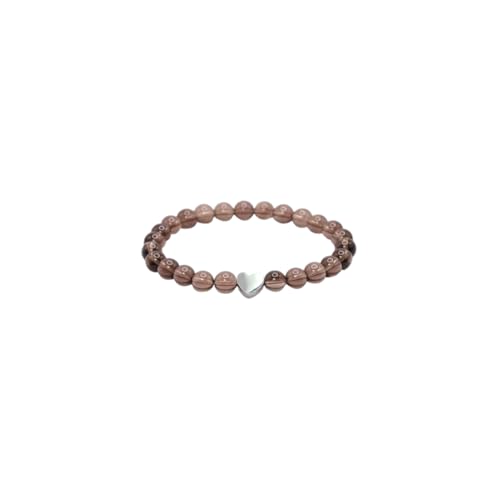 Gkaopi Naturstein Armband für Damen 6mm Edelstein Perlen Armband Elastisch Perlenarmband Chakra Armbänder Geschenk Schmuck für Tochter Mutter Schwester Freundin von Gkaopi