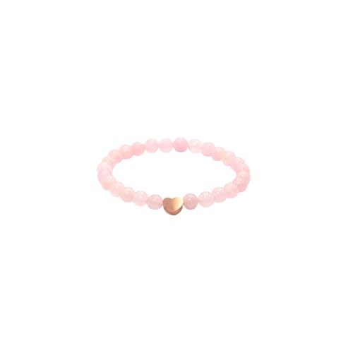 Gkaopi Naturstein Armband für Damen 6mm Edelstein Perlen Armband Elastisch Perlenarmband Chakra Armbänder Geschenk Schmuck für Tochter Mutter Schwester Freundin von Gkaopi