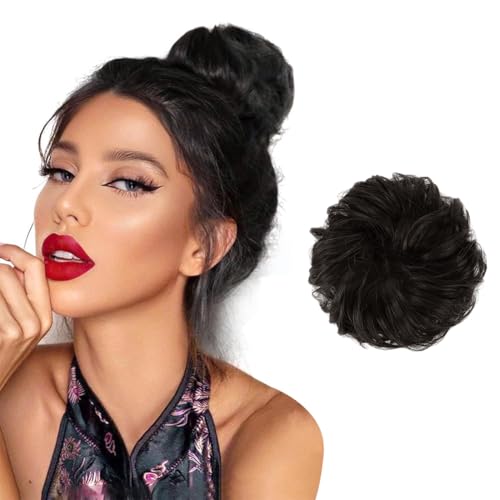 Haarteil mit Gummiband Dutt Haarteile Gelockt Haaren mit Haargummi Synthetisch Hochsteckfrisuren Haarverlängerung Haardutt Messy Bun Haarteile für Damen Mädchen Pferdeschwanz Haarteil mit Gummiband Dutt Haarteile Gelockt Haaren mit Haargummi Synthetisch Hochsteckfrisuren Haarverlängerung Haardutt Messy Bun Haarteile für Damen Mädchen Pferdeschwanz von Gkaopi