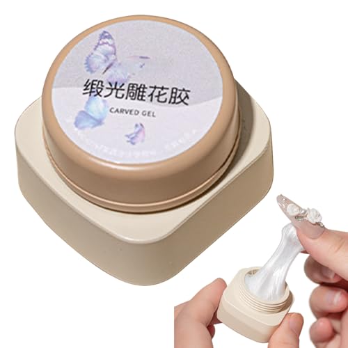 GkgWuxf 3D Modelliergel Für Nägel, Antihaft-Handmodellierung Härtegel, Nicht Haftender Gelkleber Ohne Abwischen Für Maniküre Modellage Von Edelsteinen Nagelgestaltung Dekoration Für Frauen Und Mädchen von GkgWuxf