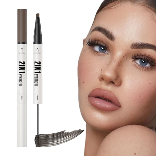 GkgWuxf Augenbrauenstift - Feinspitziger Augenbrauenfüllstift Mit Integriertem Pinsel | Wasserfester Langhaltender Stift Mit Verschmierungsschutz Für Damen GkgWuxf Augenbrauenstift - Feinspitziger Augenbrauenfüllstift Mit Integriertem Pinsel | Wasserfester Langhaltender Stift Mit Verschmierungsschutz Für Damen von GkgWuxf