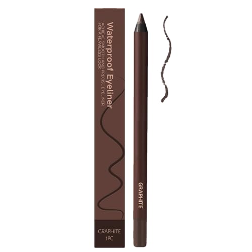 GkgWuxf Augenlinierstift,Wasserfester und Verschmierungssicherer Eyeliner | Hochpigmentierter Makeup Stift Natürliches Gel Für Tanzen Nacht Party Alltag Live Auftritt von GkgWuxf
