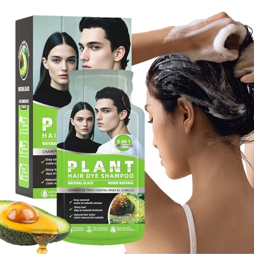 GkgWuxf Bubble Pflanzenhaarfarbe - 10 Stück Färbeschaum Shampoo | Grauabdeckung Für Haushalt Salon Frauen Stylisten Anfänger Jugendliche Modebegeisterte von GkgWuxf