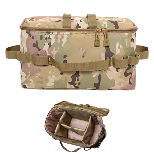 GkgWuxf Camping-Besteck-Organizer | Wasserdichtes Besteckset Aufbewahrung | Tragbare Multifunktionale Kochutensilien Tasche Für Abenteuerurlaub Grillen Camping Picknick von GkgWuxf