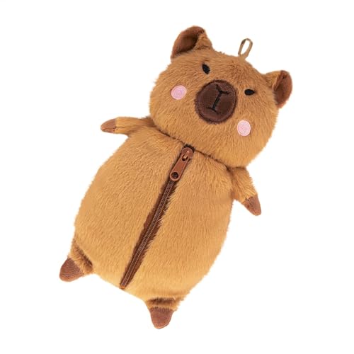 GkgWuxf Capybara Pen Case, Capybara Bleistift Beutel,Plüschbeutelspeicherstift - Niedlicher Schreibwaffenhalter, Make -up -Taschenorganisator mit großer Kapazitätsbeutel für Schulbüroreisen GkgWuxf Capybara Pen Case, Capybara Bleistift Beutel,Plüschbeutelspeicherstift - Niedlicher Schreibwaffenhalter, Make -up -Taschenorganisator mit großer Kapazitätsbeutel für Schulbüroreisen von GkgWuxf