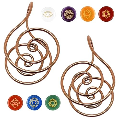 GkgWuxf Handringe Für Reiki - 2 Stück Metall Handring,Wohnkultur für Frauen Männer Kinder Jugendliche Familie Söhne Töchter von GkgWuxf