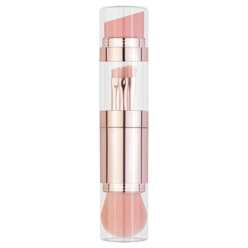 GkgWuxf Kleines Make-up-Pinsel-Set, 5-in-1, tragbares Lidschatten-Pinsel-Set, Foundation-Puder, Concealer, Lidschatten-Applikator, Beauty-Tools für Gesicht, Wange von GkgWuxf