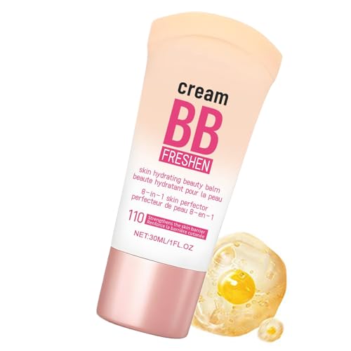 GkgWuxf Make-up Foundation | Natürliche BB Gesichtscreme Abdeckcreme 30ml,Kasierend Aufhellend Farbton Feuchtigkeitspflege Für Tägliches Damen Schönheits Make-up Gesicht von GkgWuxf