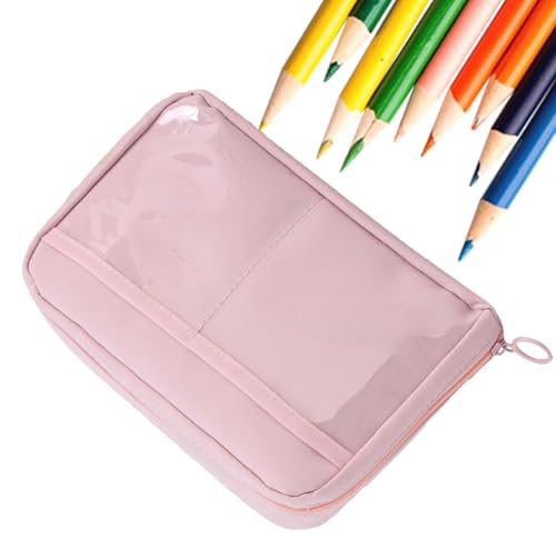 GkgWuxf Niedliches Federmäppchen, großes Fassungsvermögen, Federmäppchen mit 12 Fächern, praktisches multifunktionales Federmäppchen, stilvolles Federmäppchen mit großer Kapazität für Schule, Reisen, von GkgWuxf