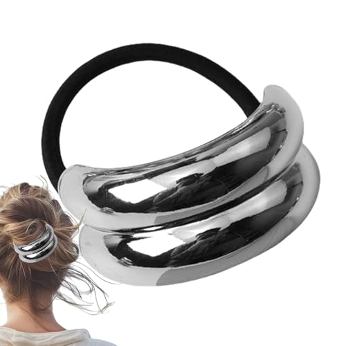 GkgWuxf Pferdeschwanzhalter - Doppelbogen Pferdeschwanz Haargummi Pony Tails | Haargummis Pferdeschwanz Manschette für Frauen Mädchen Partys Hochzeiten Reisen Geburtstage von GkgWuxf
