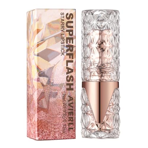 GkgWuxf Schimmer Lippenstift für Frauen - 3.8g Pflegender Lipgloss - Praktischer Langanhaltender Lippenstift für Abendevents Reisen Tanzpartys von GkgWuxf