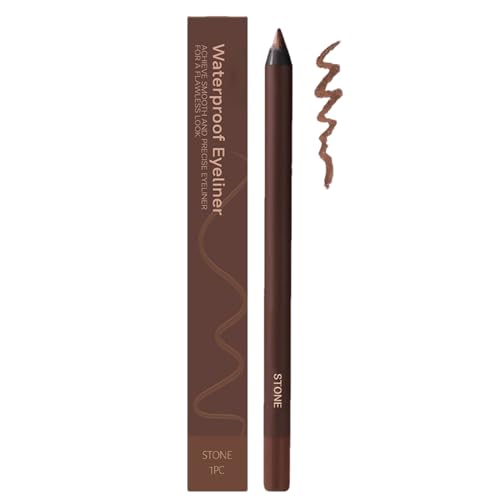 GkgWuxf Wasserdichte Schwarze Eyeliner | Glatter Wasserdichter Augenlinierstift | Langanhaltender hoch pigmentierter Gel-Makeup-Stift für Partys, Alltag, Live-Auftritte, Tanz und Nacht von GkgWuxf