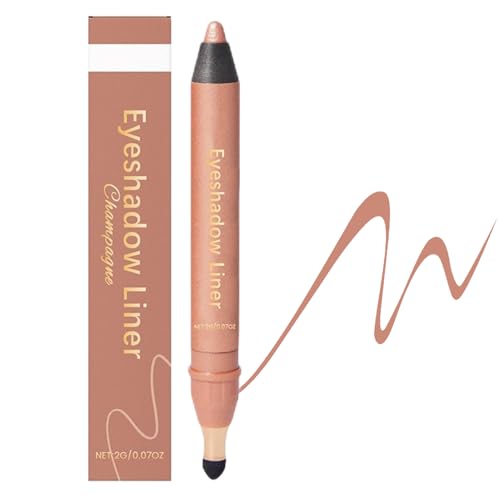GkgWuxf Wasserfester Stift Eyeliner 2-in-1 - Doppelseitiger Augenliner Und Lidschatten,Make-up Tool Wasserfest für Frauen Mädchen Performance Make-up GkgWuxf Wasserfester Stift Eyeliner 2-in-1 - Doppelseitiger Augenliner Und Lidschatten,Make-up Tool Wasserfest für Frauen Mädchen Performance Make-up von GkgWuxf