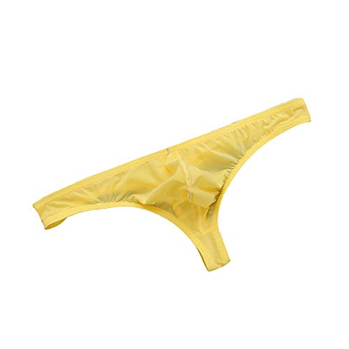 Gkojhj Unterhosen Männer Sexy Unterwäsche Männer Slips Netz Erotisch String Tanga String Tanga Männer Strecken Sport Unterwäsche in Leder-Optik Mini Slip Dessous Goth Briefs Low Rise Bikini von Gkojhj