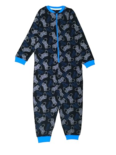 Jungen Gamer Controller Videospiel Onesie Schlafanzug 6-11 Jahre, Spiel auf, 146 von GladRags