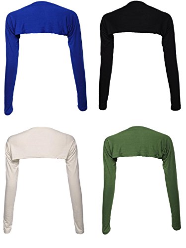GladThink 4 X Frauen muslimischen Modal Islam Armabdeckung Bolero Set No.1 von GladThink