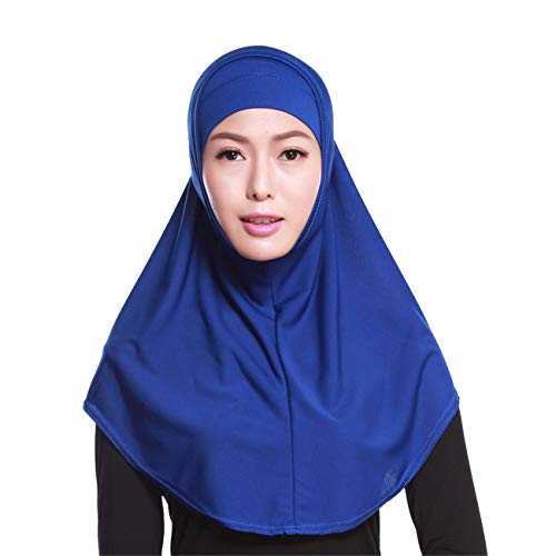 GladThink Damen 2 Stück Muslim Hijab-Schal mit mehr Farben Blau von GladThink