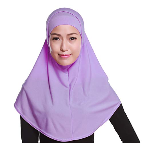 GladThink Damen 2 Stück Muslim Hijab-Schal mit mehr Farben Lavendel von GladThink