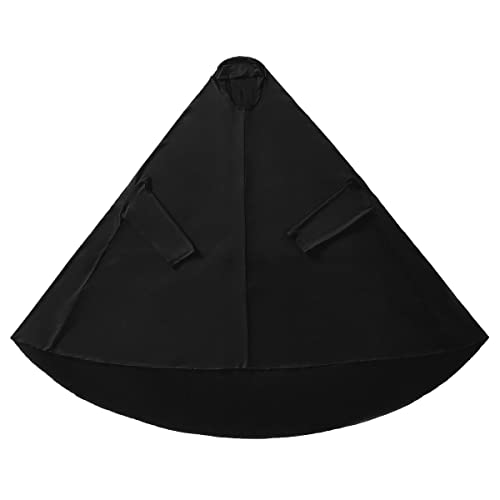 GladThink Muslim Frauen Thobe Abaja Mittlerer Osten Arabisch Dame Robe Hijab Kleid Schwarz L von GladThink