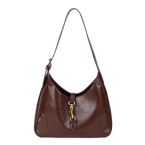 Gladdon Handtasche Damen,Top-Handle-Tasche,Hobo-Taschen,Tote Handtaschen,elegante Umhängetasche,klassisch glänzendes PU-Leder von Gladdon
