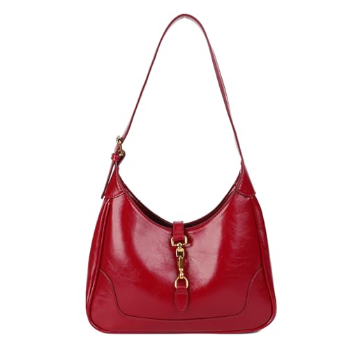 Gladdon Handtasche Damen,Top-Handle-Tasche,Hobo-Taschen,Tote Handtaschen,elegante Umhängetasche,klassisch glänzendes PU-Leder von Gladdon