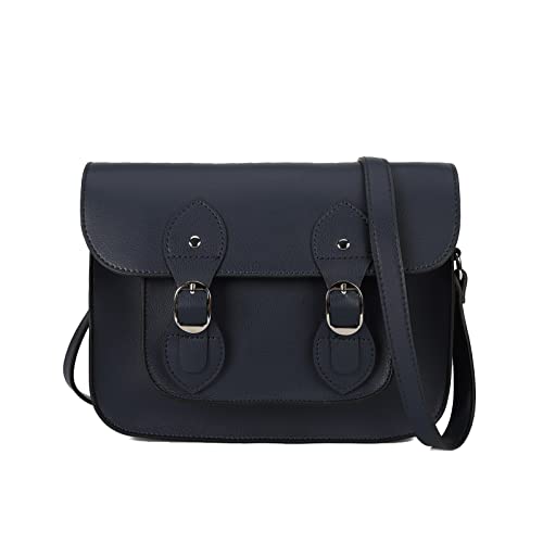 Gladdon Vintage Tasche Cambridge Umhängetasche Medium Messenger Schultertasche PU-Leder Crossbody Verstellbarer Schultergurt von Gladdon