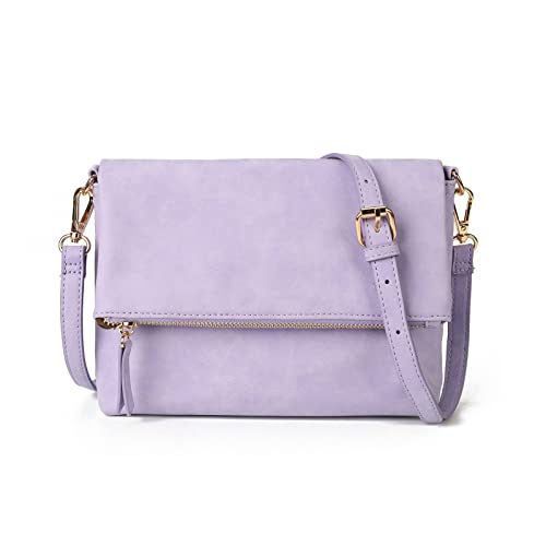 Gladdon Kleine Umhängetaschen für Frauen Cross Schultertaschen und Umhängetasche Damen Cross-body-Taschen Sling Messenger Bag Frauen Cossbody, violett, small von Gladdon