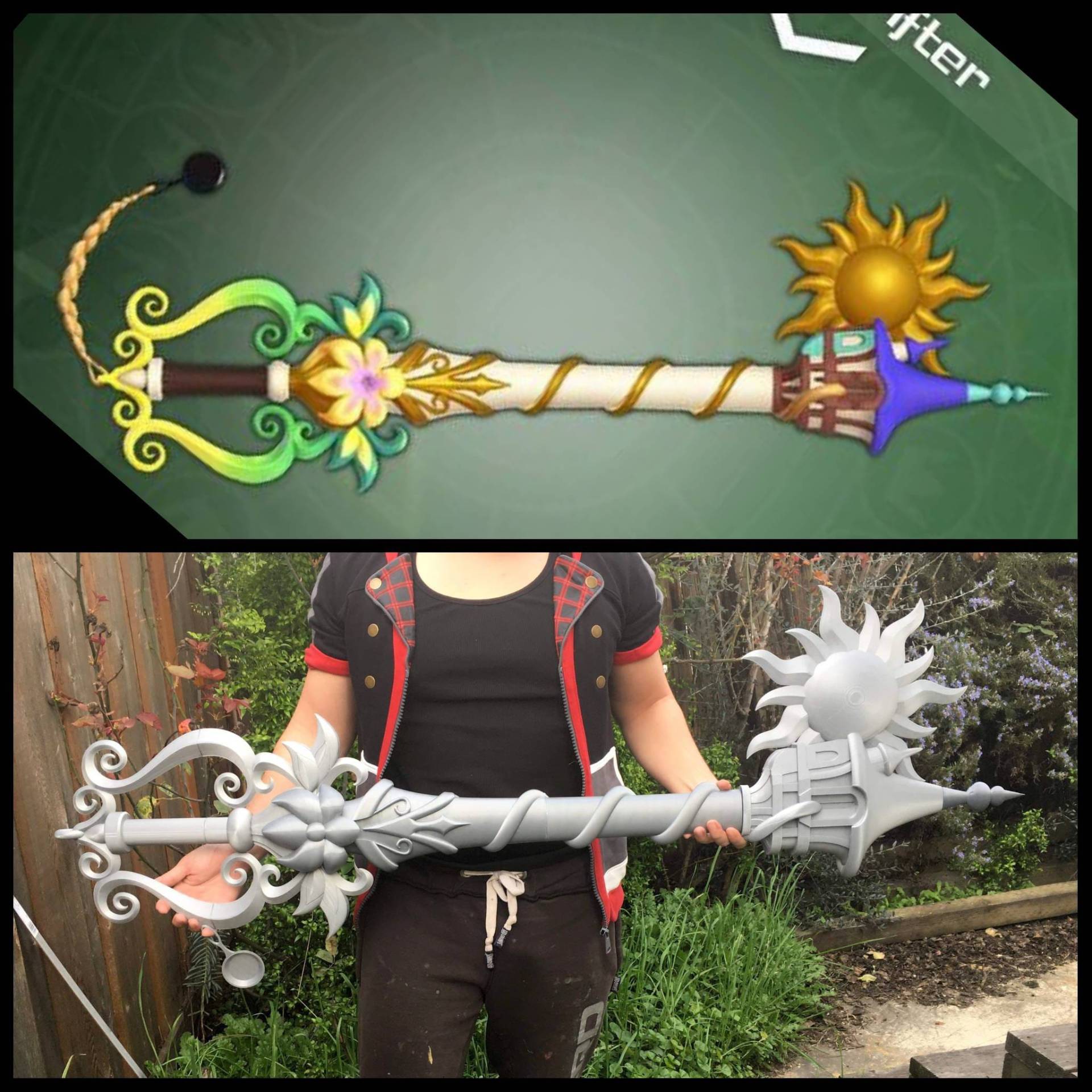 54" Ever After Keyblade 3D Kit - Kingdom Hearts 3 von GladlyInfiniteLLC