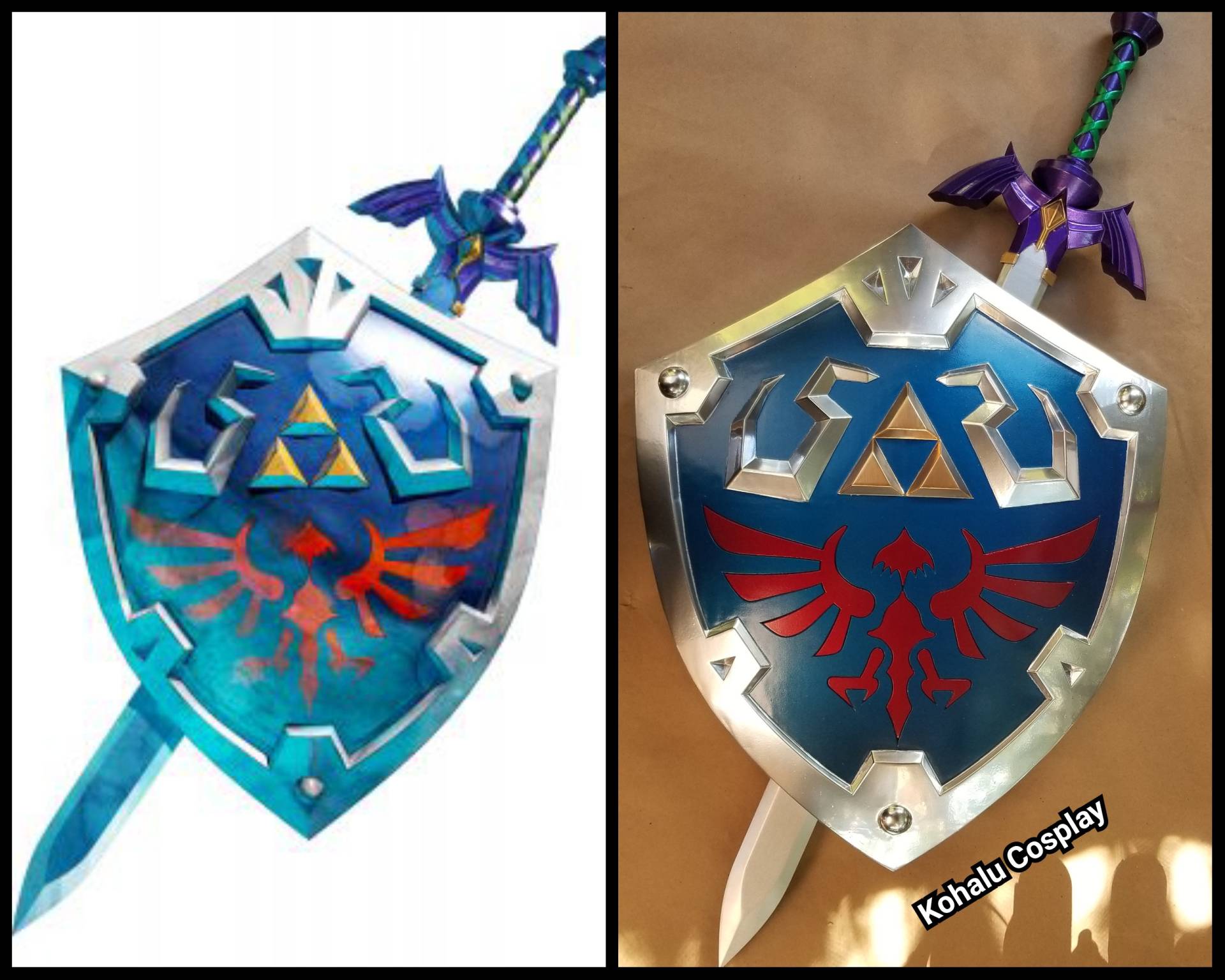 Hylian Schild 3D Gedruckt Prop Kit Für Link von GladlyInfiniteLLC