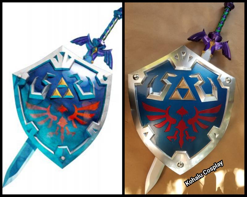 Hylian Schild 3D Gedruckt Prop Kit Für Link Hylian Schild 3D Gedruckt Prop Kit Für Link von GladlyInfiniteLLC