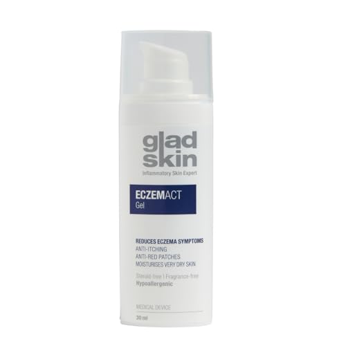 Gladskin ECZEMACT Gel Eczemact Gel 30 ml | hilft bei Neurodermitis gegen Juckreiz und Rötungen | Hypoallergen und dermatologisch getestet für Erwachsene und Kinder Gladskin ECZEMACT Gel Eczemact Gel 30 ml | hilft bei Neurodermitis gegen Juckreiz und Rötungen | Hypoallergen und dermatologisch getestet für Erwachsene und Kinder von Gladskin