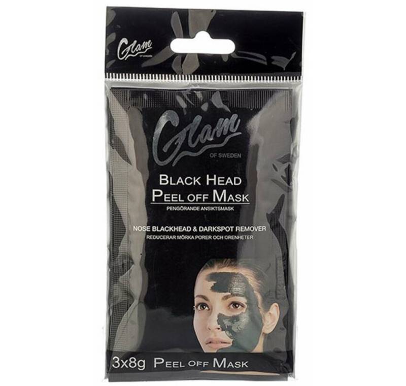 Glam Of Sweden Gesichtsmaske Mask Black Head Peel Off 3 X 8g von Glam Of Sweden