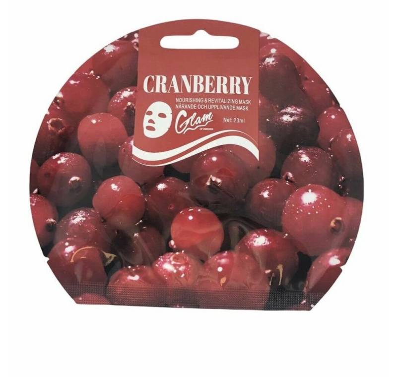 Glam Of Sweden Gesichtsmaske Mask Cranberry 23ml von Glam Of Sweden