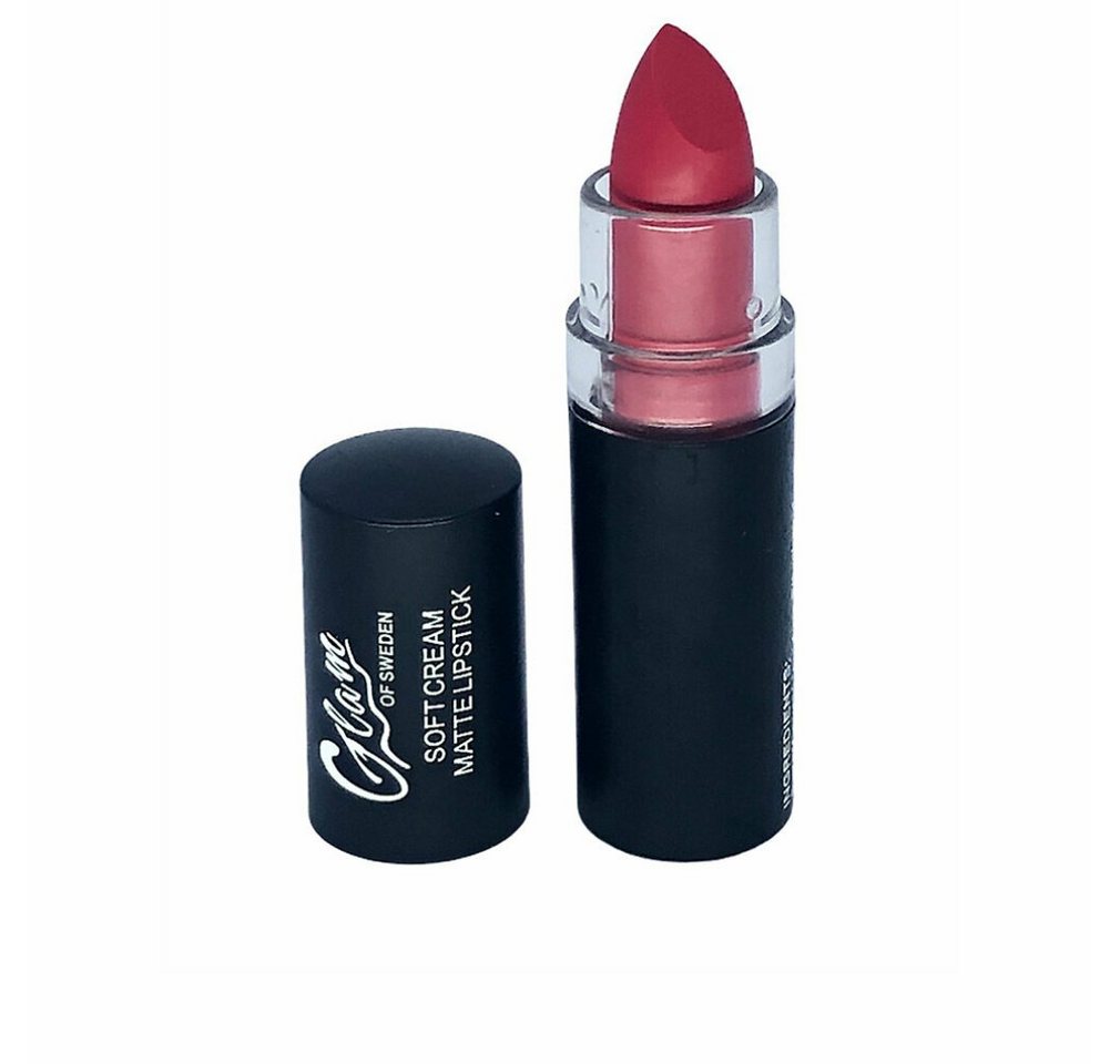 Glam Of Sweden Lippenstift Soft Cream Matte Lipstick 04-Pure Red 4g von Glam Of Sweden