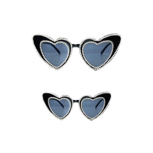 GlamBaby Kinder-Sonnenbrille für Kinder – leichte und bequeme trendige Sonnenbrille für Kinder, Trendy Black, Small GlamBaby Kinder-Sonnenbrille für Kinder – leichte und bequeme trendige Sonnenbrille für Kinder, Trendy Black, Small von GlamBaby