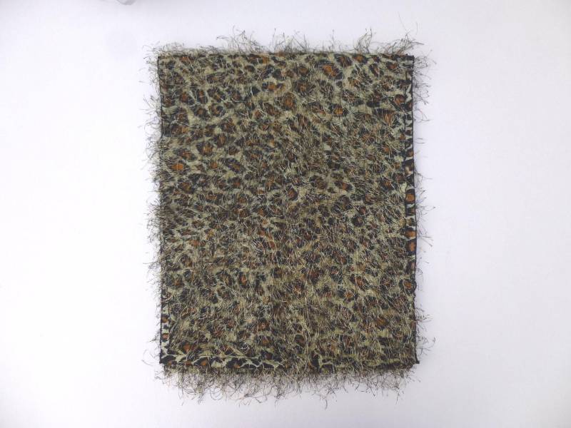 Vintage Y2K Faux Leopard Print Fuzzy Schal Boho Glam Wild Cat Wrap | Beschreibung Lesen von GlamGarbVintage