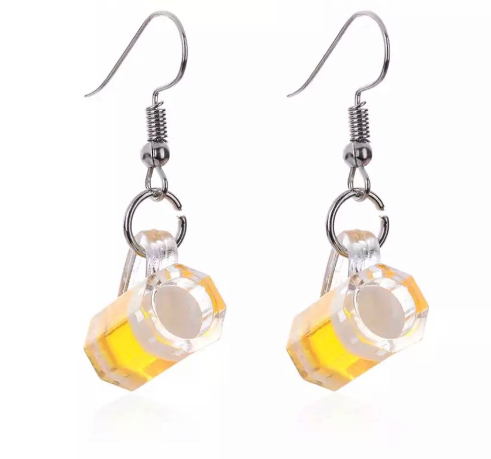 Bier Ohrringe Bier Ohrringe von GlamJewelryOnline