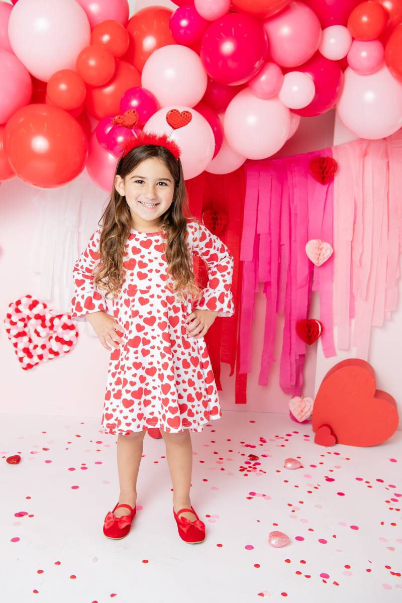 Mädchen Valentinstag Kleid/Kleinkind Baby V-Day Outfit Für von GlamKidsBoutiqueUS