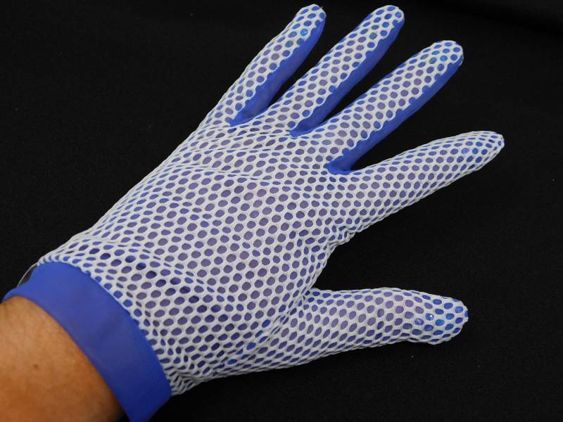 Vintage Handschuhe Aus Nylon Kanat, Handgefertigt, Mode Jugendstil von Glamantiquiter