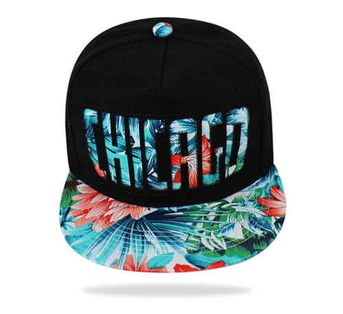 Glamexx24 Cap Herren Damen Snapback Cap: Flat Brim Kappe, Baseballkappe für Männer und Frauen, Unisex Outdoor-Sport Basecap Größenverstellbar von Glamexx24