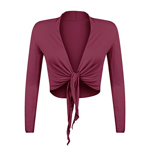 Glamexx24 Damen Elegante Bolero, Kurze Jacke, Strickjacke Abendbolero, Hochzeitsbolero Langarm Glamexx24 Damen Elegante Bolero, Kurze Jacke, Strickjacke Abendbolero, Hochzeitsbolero Langarm von Glamexx24