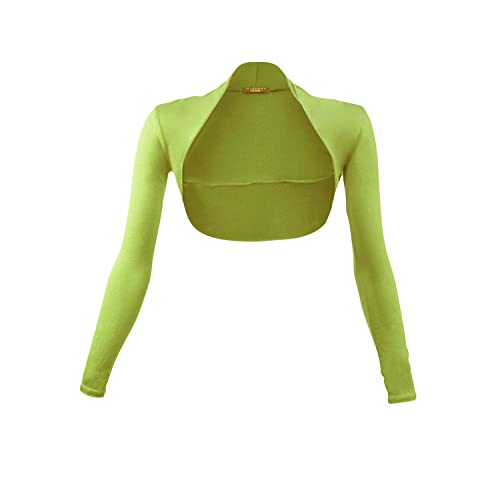 Glamexx24 Damen Bolero Elegante Bolero Jacke Langarmbolero Schulterjacke kurz Shrug Cardigan leichte Strickjacke zum Kleid für Festlichkeiten von Glamexx24