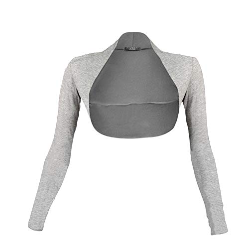 Glamexx24 Damen Bolero Elegante Bolero Jacke Langarmbolero Schulterjacke kurz Shrug Cardigan leichte Strickjacke zum Kleid für Festlichkeiten von Glamexx24