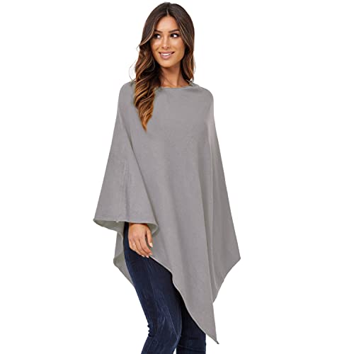 Glamexx24 Damen Elegante Poncho Strick Pullover Strick Jacke von Glamexx24