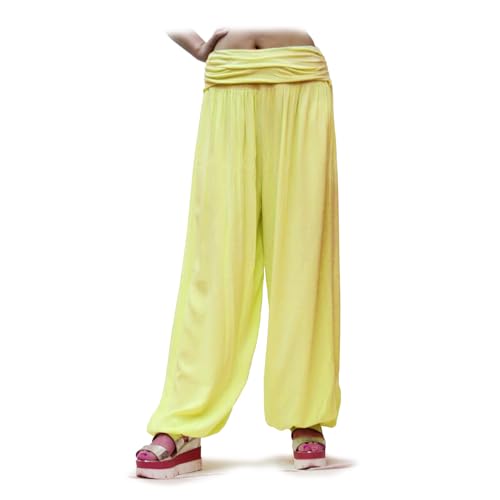 Glamexx24 Damen Haremshose Casual Sommer Hose Leicht Freizeithose Frauen Pumphose mit Taschen für Yoga Pilates Jogging Glamexx24 Damen Haremshose Casual Sommer Hose Leicht Freizeithose Frauen Pumphose mit Taschen für Yoga Pilates Jogging von Glamexx24