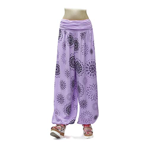 Glamexx24 Damen Haremshose leichte Pumphose Aladin-Hose Sarouelhose Yogapant Pluderhose Freizeithose Sommerhose von Glamexx24